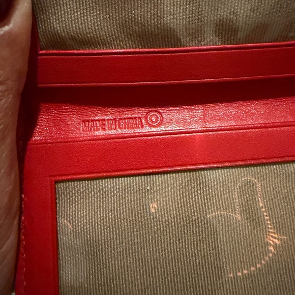 Vintage COACH Red Leather Pass case Wallet - Picture 4 of 4